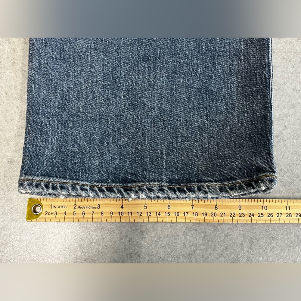 AGOLDE Harper Mid Rise Relaxed Straight Jeans in Fix—32 - Picture 14 of 14